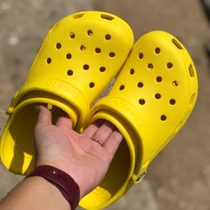 Yellow Crocs